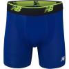 imageNew Balance Mens No Fly Boxer Brief Underwear with Jacquard Waistband Breathable Lightweight Moisture Wicking 3 PackTeam RoyalHiliteBolt
