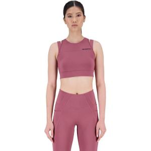 imageNew Balance Womens Shape Shield Crop BraWashed Burgundy