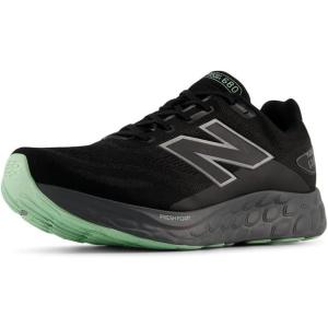 imageNew Balance Mens Fresh Foam 680 V8 Waterproof Running ShoeBlackCastlerockLab Green