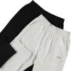 imageNew Balance Boys Open Bottom Active Sweatpants  2 Pack Soft Cotton Fleece Blend PullOn Straight Leg Sweats Sizes 420BlackOatmeal