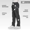 imageNew Balance Boys Open Bottom Active Sweatpants  2 Pack Soft Cotton Fleece Blend PullOn Straight Leg Sweats Sizes 420CharcoalGreen