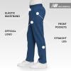 imageNew Balance Boys Open Bottom Active Sweatpants  2 Pack Soft Cotton Fleece Blend PullOn Straight Leg Sweats Sizes 420StoneBlue