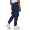 imageNew Balance Boys Fleece Jogger 3 Pack  Kids Soft Cotton Blend Fleece Sweatpants with Pockets Athletic Fit Sizes 420NavyBurgCharc