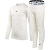 imageNew Balance Boys Performance Base Layer Set  2 Piece Athletic MoistureWicking Long Sleeve T Shirt and Tights Sizes 2T20White Camo