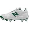 imageNew Balance Mens Fresh Foam 3000 V5 Metal Baseball ShoeWhiteKelly Green