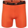 imageNew Balance Mens No Fly Mesh Jersey Boxer Brief Breathable Lightweight Moisture Wicking Underwear 4 PackTeam NavyLight Navy PrintTeam OrangeBlack