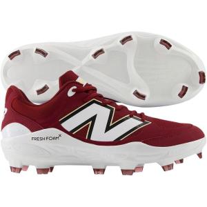 imageNew Balance Mens Fresh Foam 3000 V5 Metal Baseball ShoeMercury RedGold