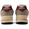 imageNew Balance UnisexAdult 574 V2 SneakerArid StoneMonarch Burgundy