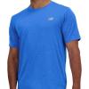 imageNew Balance Mens Q Speed Fuel Short SleeveBlue Oasis Heather