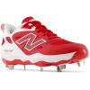 imageNew Balance Womens Fresh Foam X Velo V4 MetalSoftball ShoeTeam RedWhite