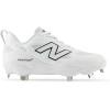 imageNew Balance Womens Fresh Foam X Velo V4 MetalSoftball ShoeWhiteBlack