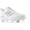 imageNew Balance Womens Fresh Foam X Velo V4 MetalSoftball ShoeWhiteBlack