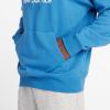 imageNew Balance mens Nb Essentials Stacked Logo Pullover HoodieBlue Agate