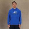 imageNew Balance mens Nb Essentials Stacked Logo Pullover HoodieBlue Oasis