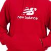 imageNew Balance mens Nb Essentials Stacked Logo Pullover HoodieTeam Red