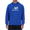 imageNew Balance mens Nb Essentials Stacked Logo Pullover HoodieBlue Oasis
