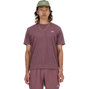 imageNew Balance Mens Q Speed Fuel Short SleeveLicorice Heather
