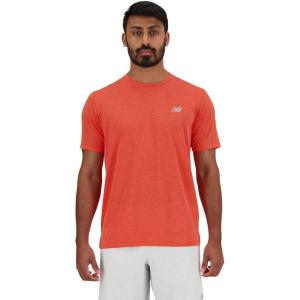 imageNew Balance Mens Q Speed Fuel Short SleeveNeo Flame Heather