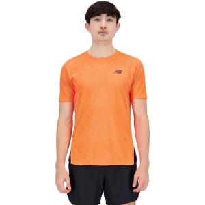 imageNew Balance Mens Q Speed Fuel Short SleeveNeon Dragonfly