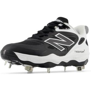 imageNew Balance Womens Fresh Foam X Velo V4 MetalSoftball ShoeBlackWhite