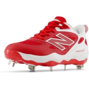 imageNew Balance Womens Fresh Foam X Velo V4 MetalSoftball ShoeTeam RedWhite