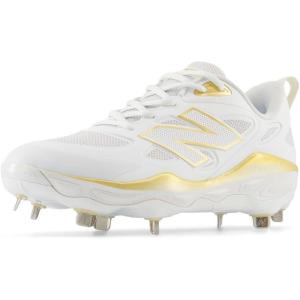 imageNew Balance Womens Fresh Foam X Velo V4 MetalSoftball ShoeWhiteGold