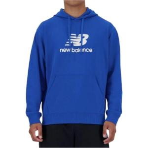 imageNew Balance mens Nb Essentials Stacked Logo Pullover HoodieBlue Oasis