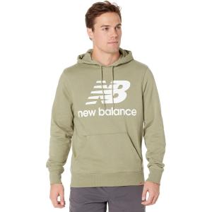 imageNew Balance mens Nb Essentials Stacked Logo Pullover HoodieTrue Camo