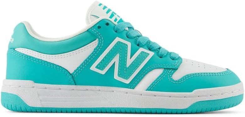 imageNew Balance UnisexChild 480 V1 LaceupAirytealWhite