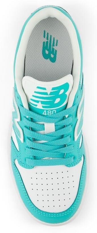 imageNew Balance UnisexChild 480 V1 LaceupAirytealWhite