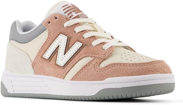 imageNew Balance UnisexChild 480 V1 LaceupLandslideLinenPecan
