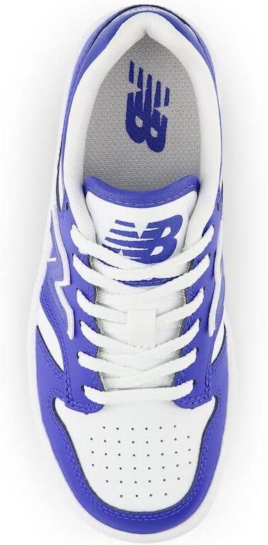 imageNew Balance UnisexChild 480 V1 LaceupMarine BlueWhite