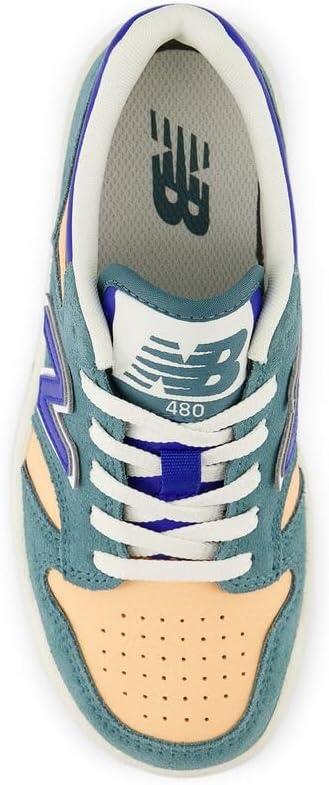 imageNew Balance UnisexChild 480 V1 LaceupNew SprucePeach BlossomTeam Royal