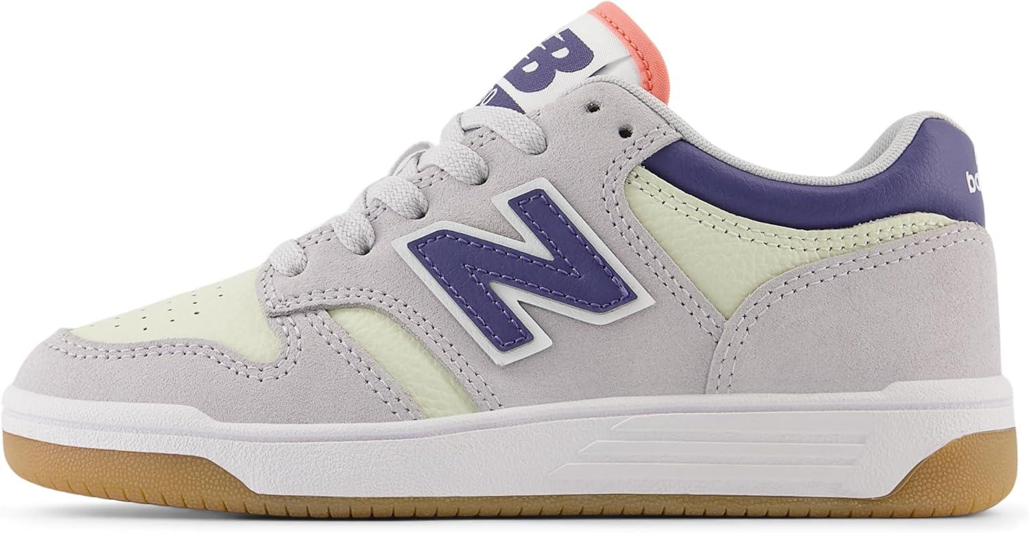 imageNew Balance UnisexChild 480 V1 LaceupPearl GreyMineralDream State