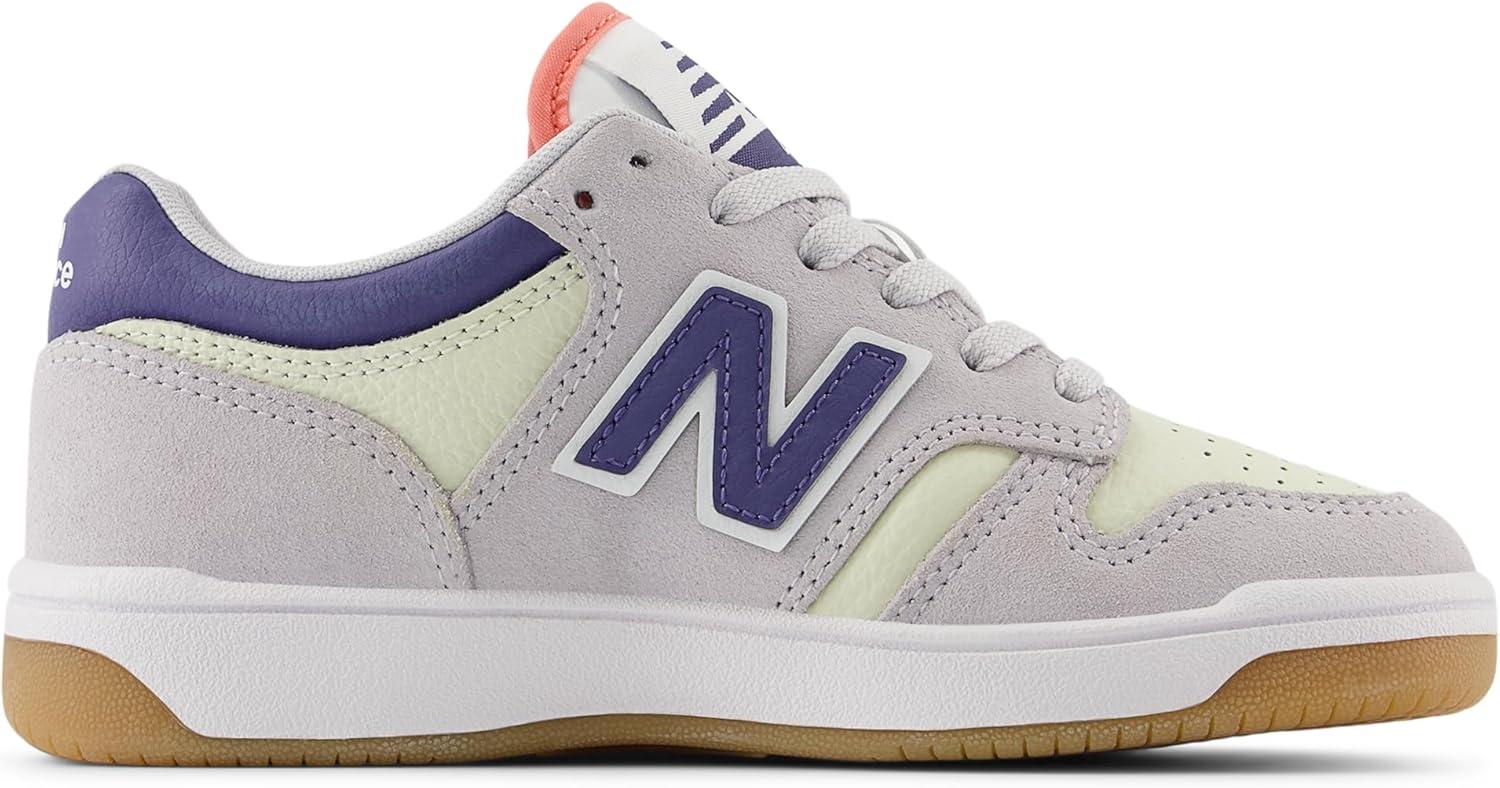 imageNew Balance UnisexChild 480 V1 LaceupPearl GreyMineralDream State