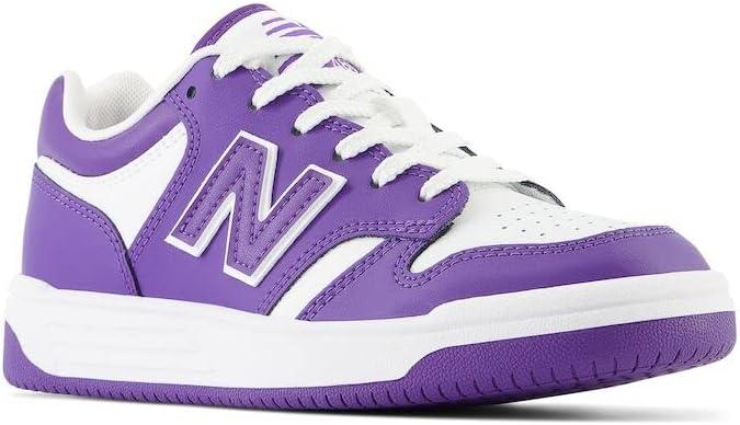 imageNew Balance UnisexChild 480 V1 LaceupPrism PurpleWhite