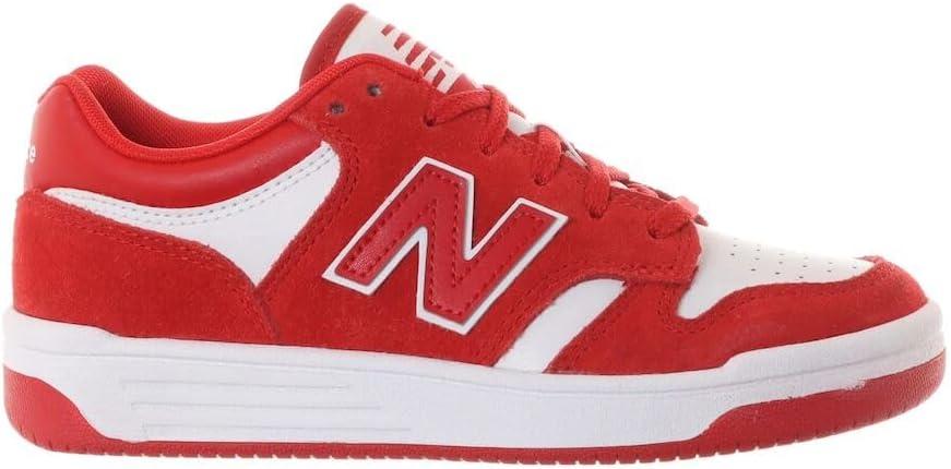 imageNew Balance UnisexChild 480 V1 LaceupRedWhite