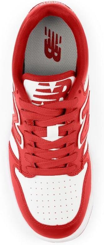 imageNew Balance UnisexChild 480 V1 LaceupRedWhite