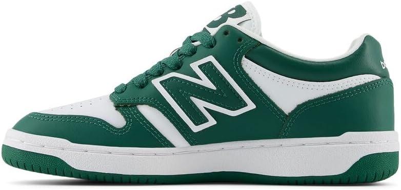 imageNew Balance UnisexChild 480 V1 LaceupTeam Forest GreenWhite