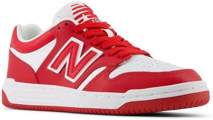 imageNew Balance UnisexChild 480 V1 LaceupTeam RedWhite