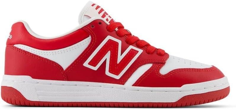 imageNew Balance UnisexChild 480 V1 LaceupTeam RedWhite