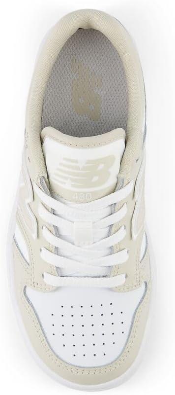 imageNew Balance UnisexChild 480 V1 LaceupTimberwolfWhite