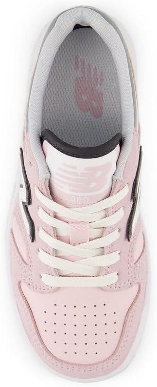 imageNew Balance UnisexChild 480 V1 LaceupTwilight HazeRose Sugar