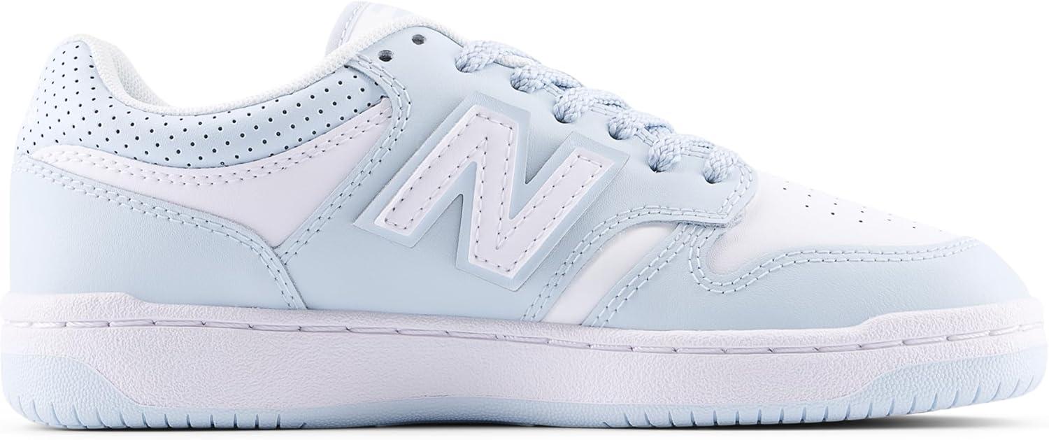 imageNew Balance UnisexChild 480 V1 LaceupWhiteFrosted Glass