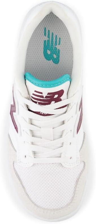 imageNew Balance UnisexChild 480 V1 LaceupWhiteNb Burgundy