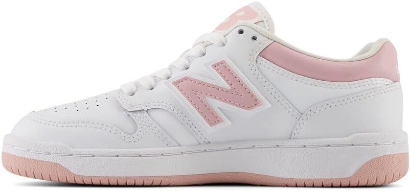 imageNew Balance UnisexChild 480 V1 LaceupWhiteOrb Pink