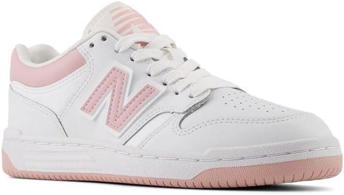 imageNew Balance UnisexChild 480 V1 LaceupWhiteOrb Pink