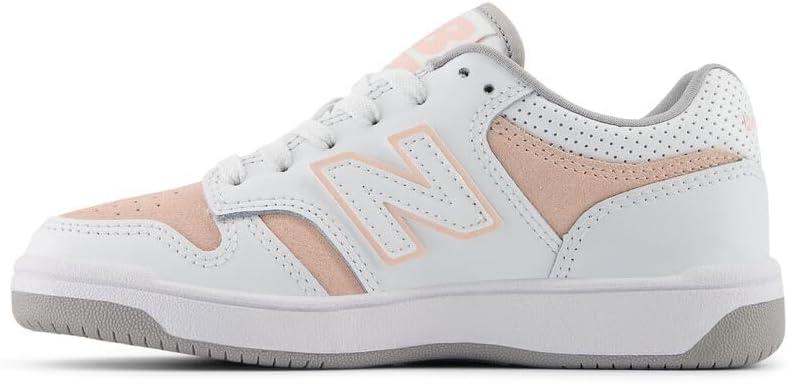 imageNew Balance UnisexChild 480 V1 LaceupWhitePink Haze