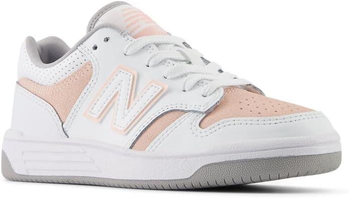 imageNew Balance UnisexChild 480 V1 LaceupWhitePink Haze