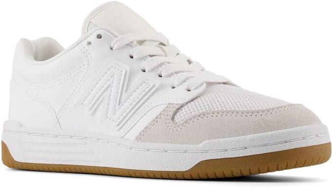 imageNew Balance UnisexChild 480 V1 LaceupWhiteReflection